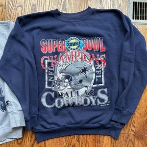 Dallas Cowboys Super Bowl Championship Vintage Crew Neck Sweat Shirt